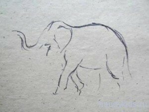 handykids elefant 002 Рисуем слона