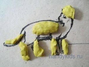 Лепка кошки Лепим кошку по частям